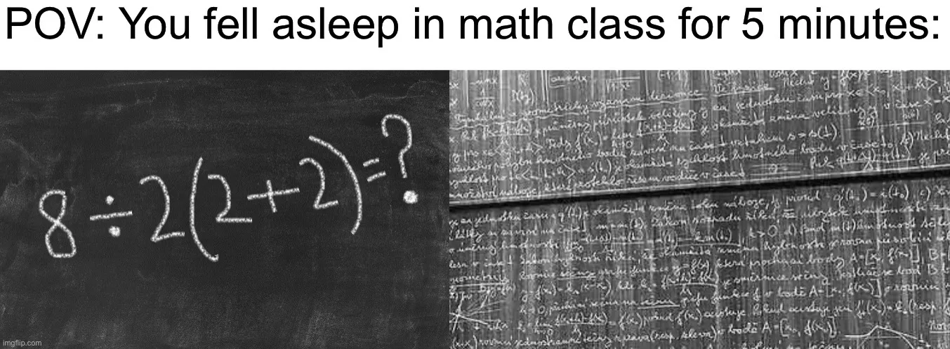How I felt trying to understand that talk.